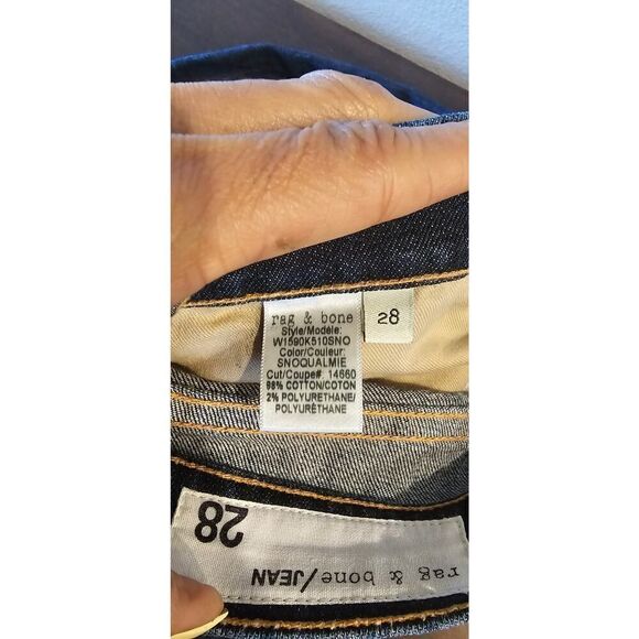 Rag & Bone Women's Dre Low Rise Slim Jeans Size 28 - Picture 7 of 7